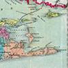 Antiguos Maps - Travelers Map of Long Island, New York by J.H. Colton & Co Circa 1857 - Measures 24 in x 60 in (610 mm x 1524 mm) view 4
