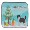 Caroline's Treasures CK3800DDM Aussiedoodle #1 Christmas Tree Dish Drying Mat Absorbent Dish Drying Mat Pad for Kitchen Counter Dish Drainer Mat for Countertop, 14 x 21", Multicolor view 1