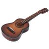 Wooden Mini Guitar Model with Holder and Delicate Box Musical Instrument Miniature Decoration for Home Coffee Ornament view 3