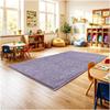 KOECKRITZ Soft & Colorful 5' x 7' Kids Classroom Area Rug  Cozy Playroom Carpet for Nursery, Daycare & Preschool, Flammability Pill Test Passed (Lavender) view 1