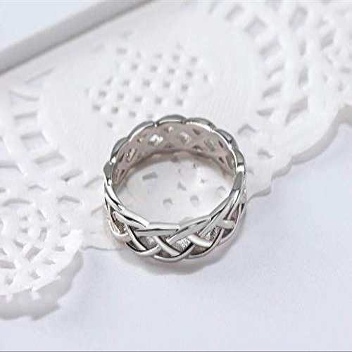 Bansriracha Twisted Design 925 Silver Women Wedding Ring Engagement Promise Ring Men Classic Anniversary Fine Jewelry (9)