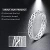 Bansriracha Twisted Design 925 Silver Women Wedding Ring Engagement Promise Ring Men Classic Anniversary Fine Jewelry (9) view 4