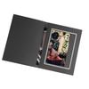 Golden State Art, Pack of 25, 5x7 Photo Folders, Cardboard Picture Frame, Paper Frame Cards, Greetings/Invitation Special Events: Graduation, Christmas (Black with Silver Lining) view 3