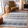 SAFAVIEH Area Rug 8x10 - Augustine Collection - Large - Black & Cream, Rustic Boho Design, Easy Cleaning, Ideal for Living Room, Bedroom, Office, Dining Space (AGT445Z) view 1