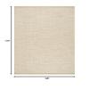 SAFAVIEH Montauk Collection Area Rug - 9' x 12', Green Olive, Handmade Flat Weave Cotton, Ideal for High Traffic Areas in Living Room, Bedroom (MTK250Y) view 2