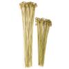 BambooMN Loop Ring Card Holder Gardening Flower and Lawn Sticks - 17" (43cm) - 50 Pieces Natural view 3