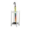 Umbrella Rack GUOYANHOME Umbrella Stand Square, Wooden Assembly Household Long Handle Umbrella, Office Hallway Walking Stick Stand 2 Colours,28X28X60CM (Color : White) view 1