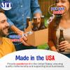 MT Products Kraft 4 Bottle Holder 12 oz. each - Disposable Bottle Carrier for Transport (Pack of 10) - Made in USA view 4