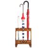 Umbrella Rack GUOYANHOME Wood Umbrella Stand, Chinese Retro Multi-Function Decorative Cane Stand20X35X39CM view 1