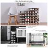 ACPOP 6-Tier Narrow Shoe Rack for Small Entryways, Space-Saving Adjustable Stackable Shelves, Free Standing Shoe Organizer for Closet, Corner, Doorway, Grey view 3