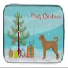 Caroline's Treasures CK3846DDM Tan Labradoodle Christmas Tree Dish Drying Mat Absorbent Dish Drying Mat Pad for Kitchen Counter Dish Drainer Mat for Countertop, 14 x 21", Multicolor view 1