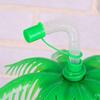 NUOBESTY Palm Bottle 5Pcs Coconut Tree Shape Water Bottle Hawaiian Straw Cup Tropical Luau Party Drinking Bottle Tree Cup view 3