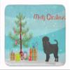 Caroline's Treasures CK3440RUG Affenpinscher Christmas Tree Machine Washable Memory Foam Mat, Bathroom Rug, Non-Slip Bath Mat, Durable Thick Washable Rugs for Kitchen, Bathroom Quick Dry, Decorative A view 1
