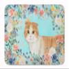 Caroline's Treasures CK3397RUG Scottish Fold Spring Flowers Machine Washable Memory Foam Mat, Bathroom Rug, Non-Slip Bath Mat, Durable Thick Washable Rugs for Kitchen, Bathroom Quick Dry, Decorative A view 1