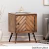 Christopher Knight Home Xaviera Mango Wood Cabinet, Dark Brown, Black view 4