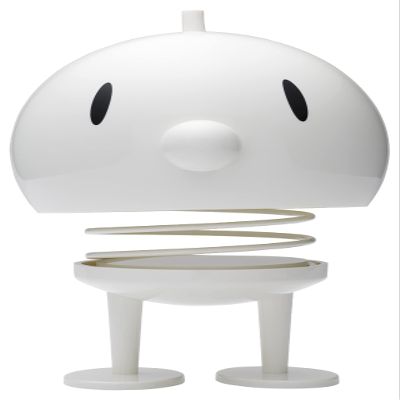 Hoptimist Classic Bumble - A Deco and Gift Item Infused with Playful Charm and Scandinavian Elegance - X-Large White, 15 x 25 inches