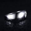 Bansriracha Love Heart Cubic Zirconia Wedding Bands Engagement Rings Authentic 925 Sterling Silver Rings Birthday Present (5) view 3