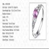 Bansriracha Celtic Knots Created Pink Sapphire Rings 925 Sterling Silver Engagement Rings for Women Wedding Jewelry Infinity (8) view 2