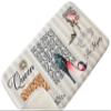 African American Expressions Non-Slip Memory Foam Bath Mat - 17 x 29 Inch, Striped Queen Boutique Shoes view 2