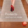 RESILIA - Deluxe Clear Vinyl, Plastic Floor Runner/Protector for Hard Floors - Skid-Resistant, Textured Pattern, (36 Inches Wide x 12 Feet Long), Made in The USA view 4