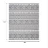 SAFAVIEH Area Rug 8x10 - Augustine Collection - Large - Light Grey & Anthracite, Rustic Boho Design, Easy Cleaning, Ideal for Living Room, Bedroom, Office, Dining Space (AGT445H) view 2