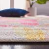 SAFAVIEH Florist Collection 2'3" x 8' Pink / Grey FLS152U Colorful Floral Distressed Runner Rug view 3