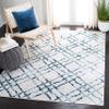 SAFAVIEH Area Rug 8x10 - Isabella Collection - Large - Ivory & Turquoise, Trellis Design, Non-Shedding & Easy Cleaning, Ideal for Living Room, Bedroom, Office, Dining Space (ISA957A) view 1
