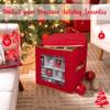 Simplify 64 Count Large Storage Box | Dimensions : 12.01 x 12.01 x 12.01 | Stackable Dividers | Holds up to 64 Ornaments | Red | Easy Carry Handles | Collapsible | Christmas Organization view 4