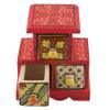 Indian Shelf Vocalforlocal Handcrafted Wooden and Ceramic Multicolor Spice Container Seasoning Masala Box Organizer Jewellery Rack(Three Darwer/6.75") Designer Gift view 2