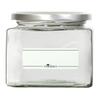 mikken - 12 x spice jars, rectangular 212 ml with labels. view 3