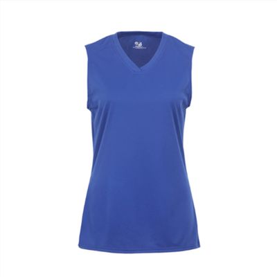 B-Core Ladies' L/S Tee Royal Blue Medium