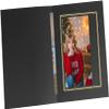 Golden State Art, Pack of 25, 5x7 Photo Folders, Cardboard Picture Frame, Paper Frame Cards, Greetings/Invitation Special Events: Graduation, Christmas (Black with Gold Lining) view 4