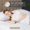 California King Heated Mattress Pad with Dual Control, 100% Cotton Electric Bed Warmer, 20 Heat Settings & Auto Shut-Off, Fits up to 18-Inch Mattresses - Machine Washable & EMF-Safe view 3