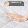 California King Heated Mattress Pad with Dual Control, 100% Cotton Electric Bed Warmer, 20 Heat Settings & Auto Shut-Off, Fits up to 18-Inch Mattresses - Machine Washable & EMF-Safe view 4