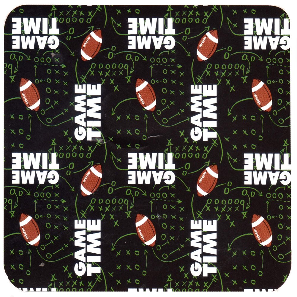 Kane Home Football Fleece Throw Travel Blanket Green 50 x 60 Inches, Soft Polyester Fabric, Game Time Design for Game Day and Tailgating Parties