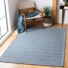 SAFAVIEH Area Rug 8x10 - Augustine Collection - Large - Navy & Light Grey, Geometric Design, Easy Cleaning, Ideal for Living Room, Bedroom, Office, Dining Space (AGT401M) view 1