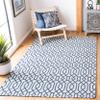 SAFAVIEH Area Rug 8x10 - Augustine Collection - Large - Navy & Light Grey, Geometric Design, Easy Cleaning, Ideal for Living Room, Bedroom, Office, Dining Space (AGT421M) view 1