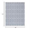 SAFAVIEH Area Rug 8x10 - Augustine Collection - Large - Navy & Light Grey, Geometric Design, Easy Cleaning, Ideal for Living Room, Bedroom, Office, Dining Space (AGT421M) view 2