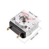 uxcell Time Controller Timer Switch 5 Minutes 5M Round Shaft Replacement Timer for Electronic Microwave Oven Cooker view 2