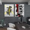 2 Piece Team Work Motivational Wall Art Office Decor Canvas Print Motivation Inspirational Focus Quote Success Teamwork Bundle (2x - 48" x 36") view 2