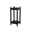 Umbrella Rack GUOYANHOME Umbrella Stand Square, Wooden Assembly Household Long Handle Umbrella, Office Hallway Walking Stick Stand 2 Colours,28X28X60CM (Color : Black) view 1