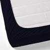 600-Thread-Count 100% Egyptian Cotton Bed Sheets, 5-Pc King,Navy Blue Sheet Set, Sateen Weave, Fits Mattress Upto 33'' Deep Pocket view 3