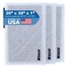 RAYAIR SUPPLY 20x30 Replacement Filter Pads Compatible with ARS Rescue Rooter Air Cleaner 20x30 Refills (3 Pack) WHITE view 1