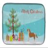 Caroline's Treasures CK3466DDM Kromfohrlander Christmas Tree Dish Drying Mat Absorbent Dish Drying Mat Pad for Kitchen Counter Dish Drainer Mat for Countertop, 14 x 21", Multicolor view 1