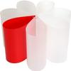 trendform SD6110 Daisy Magazine Rack, White x Red, 12.2 x 7.1 inches (31 x 18 cm) view 1