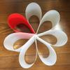 trendform SD6110 Daisy Magazine Rack, White x Red, 12.2 x 7.1 inches (31 x 18 cm) view 2