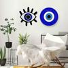 4ArtWorks - Evil Eye with Lashes 3D Wall Art - Black, Blue & Silver Mirror Gloss Finish - Good Luck & Protection Charm for Your House - Made in the USA - Modern Home Decor (18" W x 20" T, Black/Blue) view 4