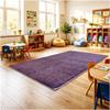 KOECKRITZ Soft & Colorful 5' x 7' Kids Classroom Area Rug  Cozy Playroom Carpet for Nursery, Daycare & Preschool, Flammability Pill Test Passed (Eggplant) view 1