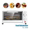 DreamLab Food Dehydrator Electric Fruit Meat Dryer Machine Food Preserver Metal Body 5 Anti-rust Metal Trays with Timer Max 12h Temperature Control 50-80C Constant Temperature 220V 350W/White view 1
