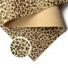 Animal Print REAL Leather Fabric: Genuine Leather Sheets for Earrings Leopard Print Soft Lambskin Leather(Iced Coffee, 18x24In/ 45x60cm) view 1